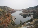 Bighorn Lake behind the Yellowtail Dam