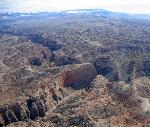 Aerial view of Devil Canyon overlook