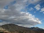 Clouds over the Pryor Mountains