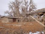 The Bunkhouse as viewed from the Blacksmith shop