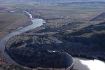 Mouth of Bighorn Canyon and the Afterbay