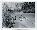 1951 or 1952 Smithsonian Expedition - Along the shores of the Bighorn 