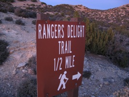 The Rangers Delight trail is well marked