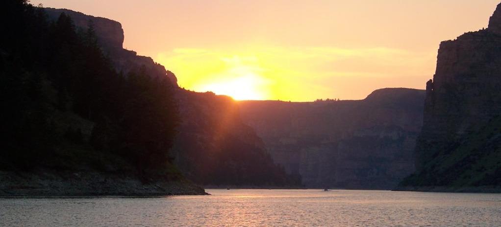 Sunset in Black Canyon