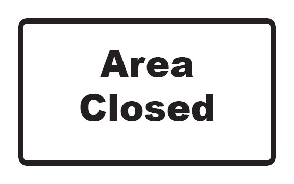 Area Closed Info