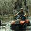 All terrain vehicle using an off road vehicle trail in Big Cypress National Preserve.