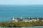 Boca Chita Key and the Miami Skyline