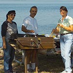 Grilling at Convoy Point