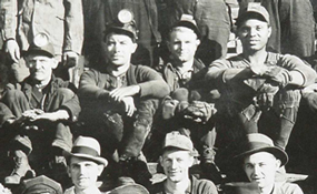 MINERS at Worly 1930s STEARNSmuseum