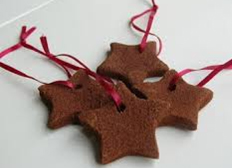 star ornaments made from natural materials