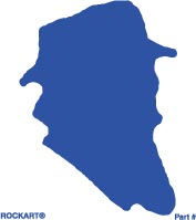 John Muir is blue with a white background.