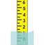 drawing of river gauge sticking in water