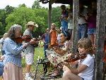 Learning to fiddle at Humpback Rocks