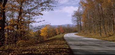 Blue Ridge Parkway in the Fall