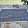 sign commemorating town of Lilly