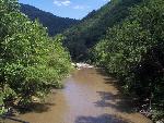 Bluestone River, from Pipestem State Park's aerial