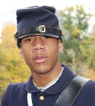 Young Re-Enactor of Massachusetts 54th Regiment