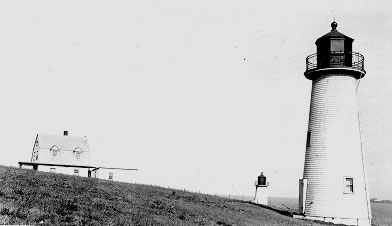 Spectacle Island Range Lights, c 1900