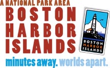 Boston Harbor Islands minutes away, worlds apart logo