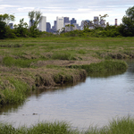 Thompson Island and Boston Skyline