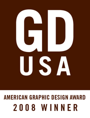 American Graphic Design USA 2008 award winner for PredatOR Prey cards and T-shirt
