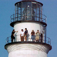 Volunteers on Boston Light