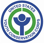 The logo for the Youth Conservation Corps program