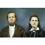 Ebenezer and Mary Bryce, Early Pioneers to the Southern Utah area, from whom Bryce Canyon received it's name.