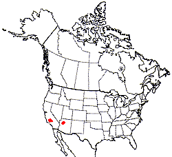 Range of California Condors (marked in red) Southern California and northern Arizona