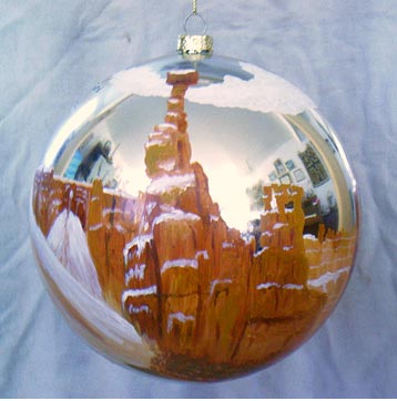 Bryce Canyon Christmas Ornament shown. Displayed on the White House Christmas Tree