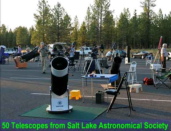 50 Telescopes provided by SLAS