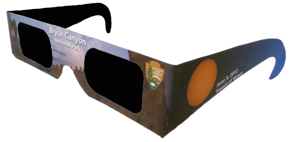 Eclipse Glasses -- an absolute must for safe viewing of a solar eclipse.