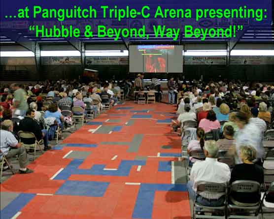 Hubble Presentation at the Triple C Arena in Panguitch, UT