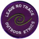 Leave No Trace Outdoor Ethics patch