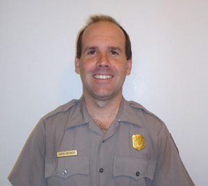 Ranger Justin Sochacki will be headed east to help train staff in park leadership positions.  