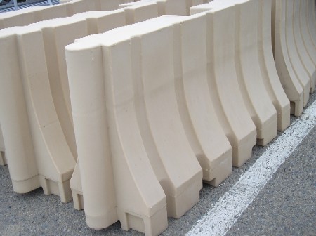 Recycled content barricades
