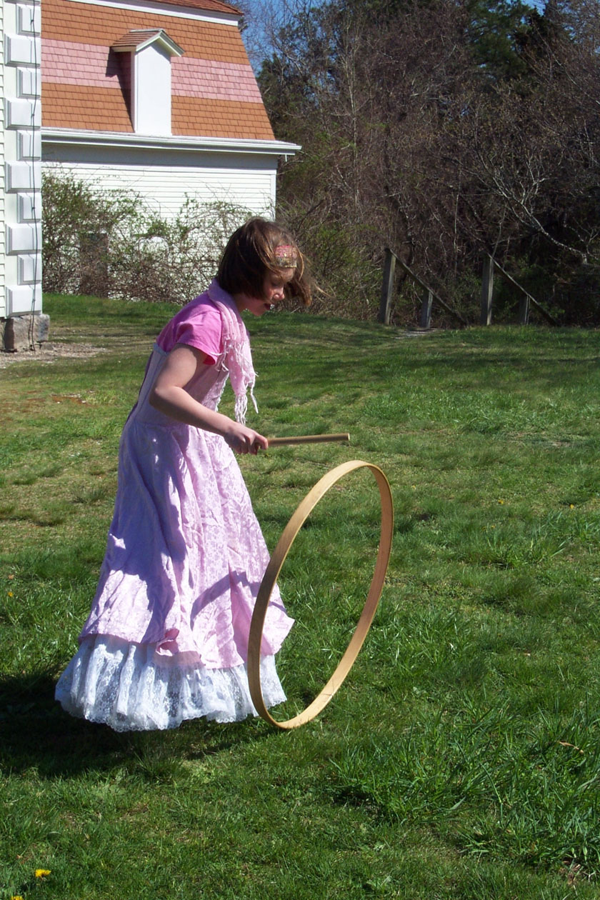 Penniman Day girl with hoop