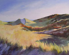 Across the Dunes, oil, by Cathy Skowron Across the Dunes, oil, by Cathy Skowron