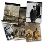 Collage of Cape Hatteras Civil War to Civil Rights trading cards