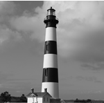 The Bodie Island Lighthouse is one of three historic lighthouses at Cape Hatteras National Seashore.