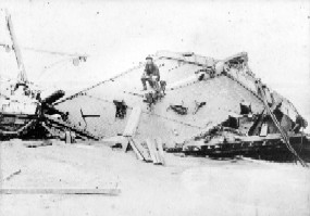 The wreck of the Priscilla