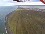 Beach ridges along the Chukchi Sea