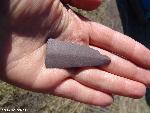 Ground slate projectile point fragment
