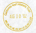 Photo of the NPS Passport cancellation stamp image. Photo of the NPS Passport cancellation stamp image.