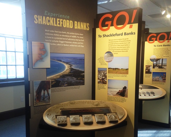 CALO Beaufort Visitor Information Center Exhibits
