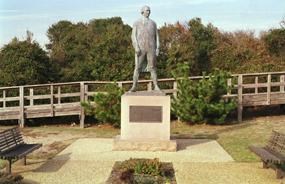 Statue of French fleet Admiral deGrasse at Cape Henry Memorial