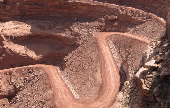 The newly repaired Mineral Switchbacks