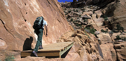 photo: Hiking up the Murphy Trail