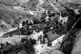 Black and white view of early Fruita area