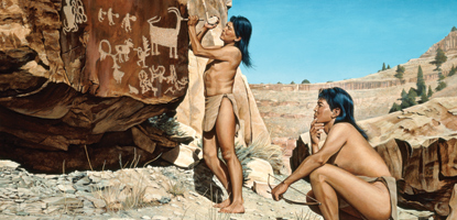 Making Petroglyphs